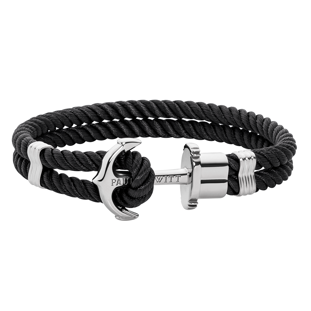 Paul Hewiit | Anchor Bracelet PHREP Nylon | Silver