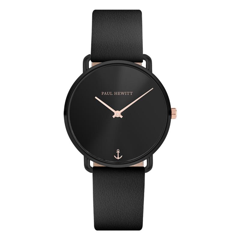 PH Watch Miss Ocean Line Black Sunray/LeatherBlack