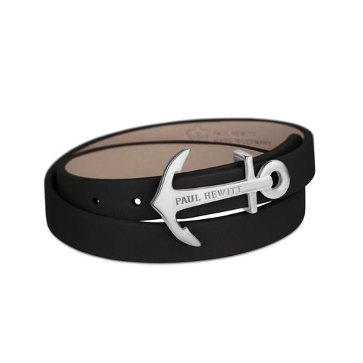 Paul Hewitt Wrap Bracelet North Bound Black/Silver